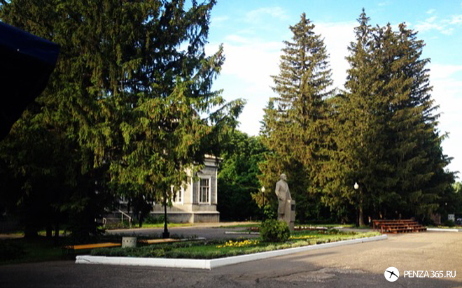 фото Город Пенза. Памятник Ленину – Парк культуры имени Белинского.